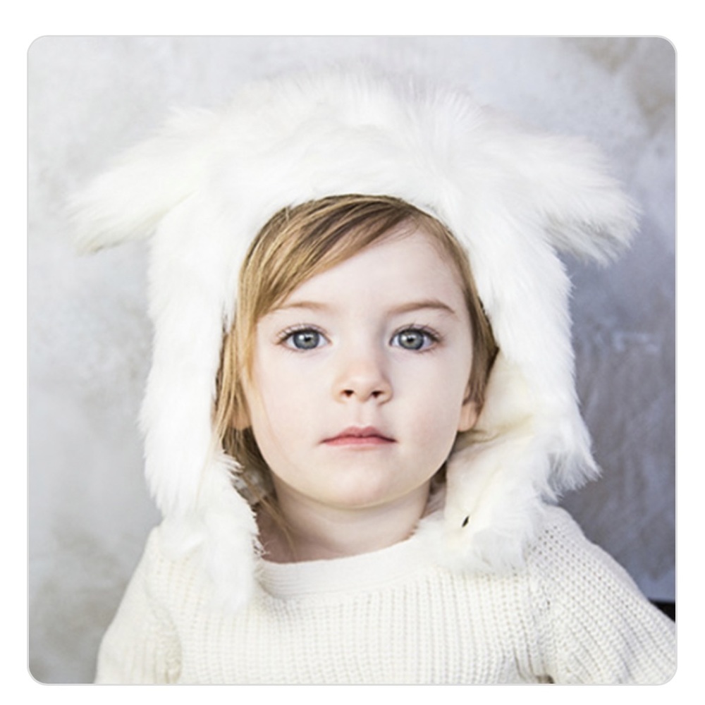 NWOT Eskimo Kids White Rabbit Hat